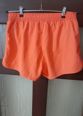 Turuncu Rahat Mini Şort - Görsel 4