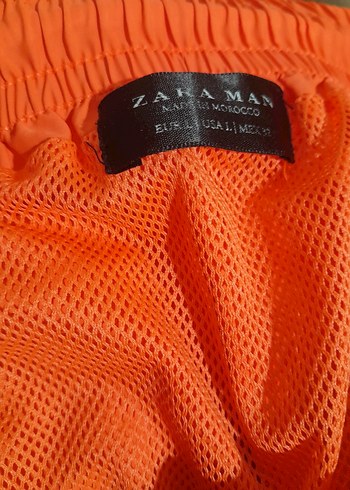 Turuncu Rahat Mini Şort - Görsel 5