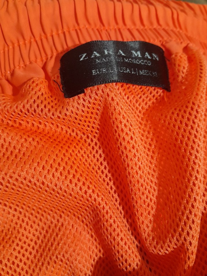 Turuncu Rahat Mini Şort - Görsel 5