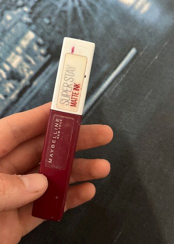 Beden bordo Renk Maybelline Matte Ink Bordo Ruj