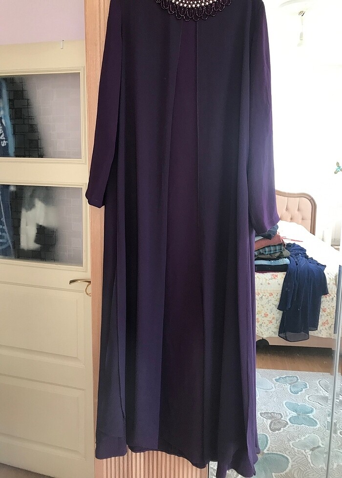 Tesettür abiye elbise - Görsel 4