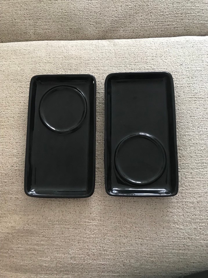 Siyah Desenli Seramik Fincan ve Tabak Seti - Görsel 5