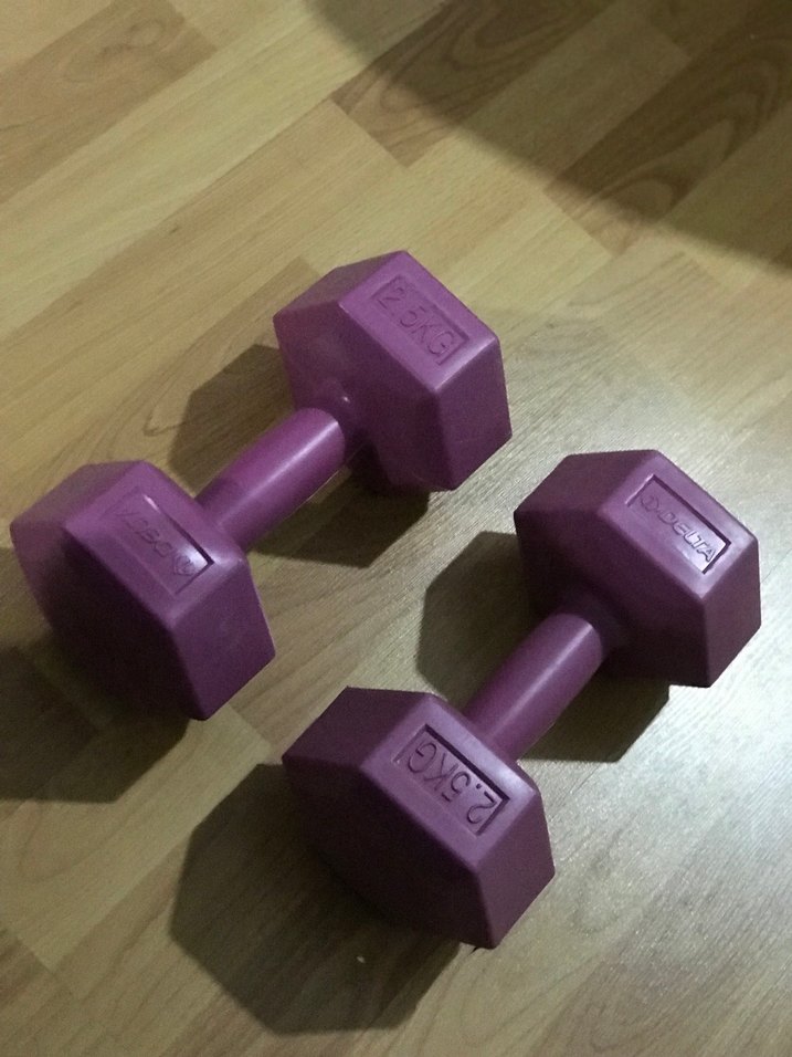 Mor 2.5 kg Dambıl Çift Set - Görsel 2