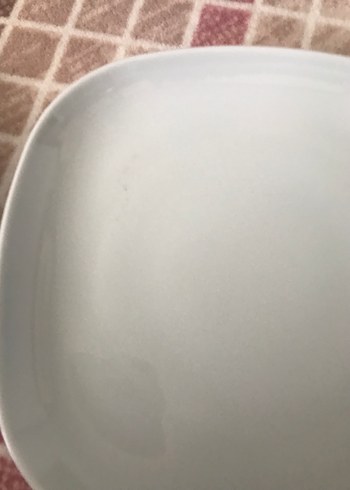 Mor Detaylı Gri Porselen Tabak Seti - Görsel 4