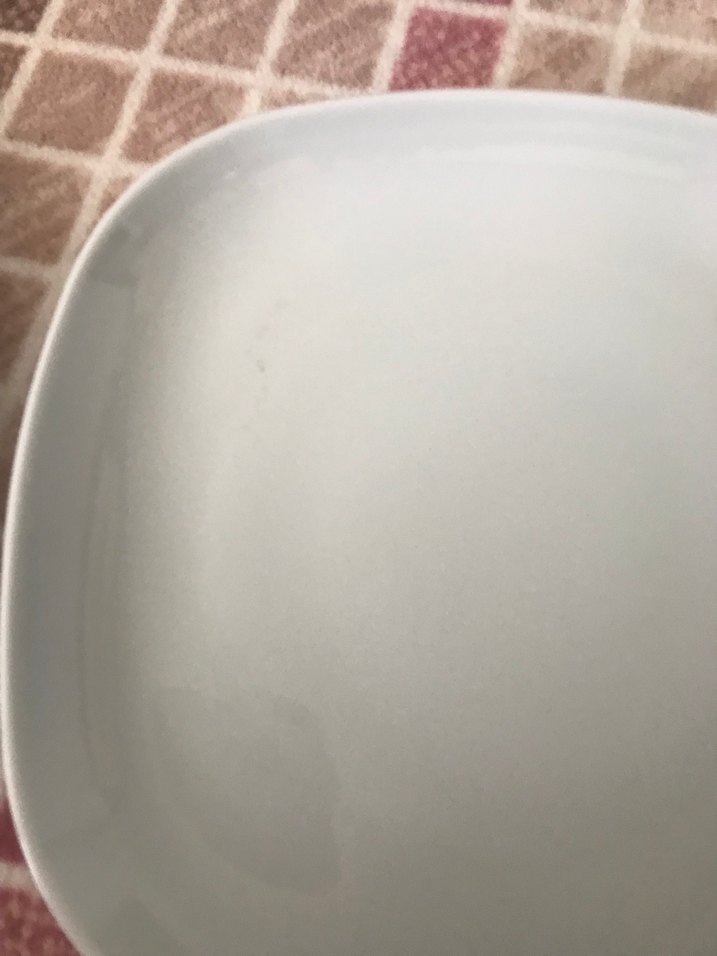 Mor Detaylı Gri Porselen Tabak Seti - Görsel 4