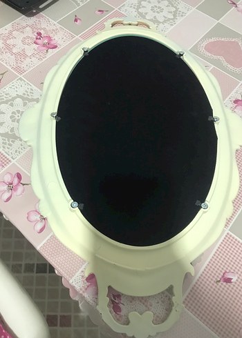 Altın Renkli Parlak Dekoratif Ayna Tepsi - Görsel 5