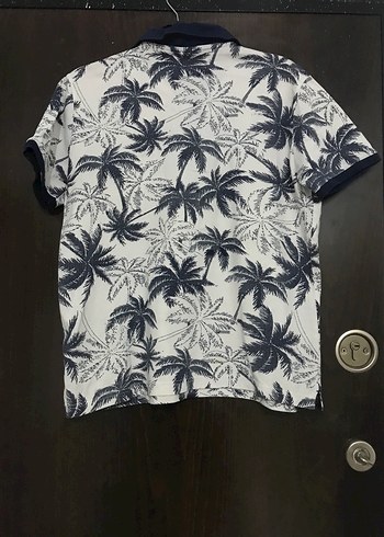 Erkek Kısa Kollu Desenli Polo Tişört - Görsel 4