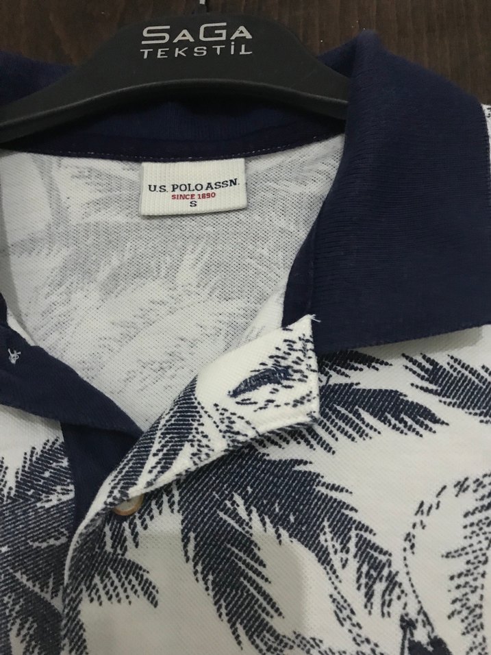 Erkek Kısa Kollu Desenli Polo Tişört - Görsel 3