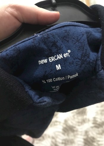 Lacivert Batik Desenli Erkek Polo Tişört - Görsel 3