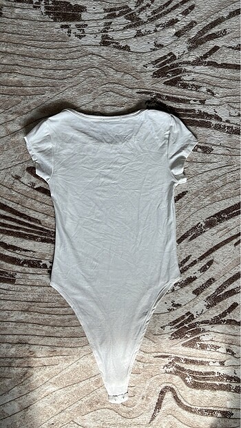 s Beden beyaz Renk Çıtçıtlı Kadın Bodysuit