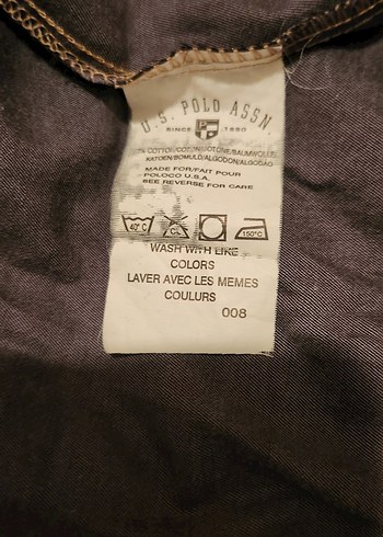 Uzun Kollu Lacivert Polo Erkek Gömlek - Görsel 5