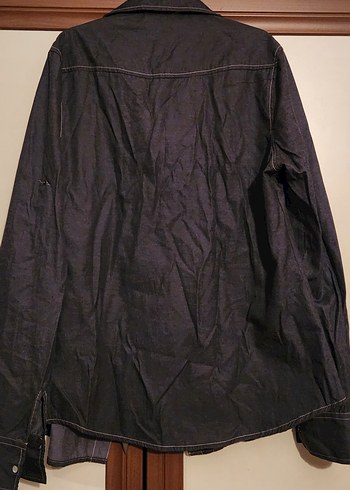 Uzun Kollu Lacivert Polo Erkek Gömlek - Görsel 3