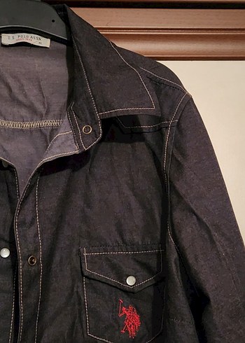 Uzun Kollu Lacivert Polo Erkek Gömlek - Görsel 2