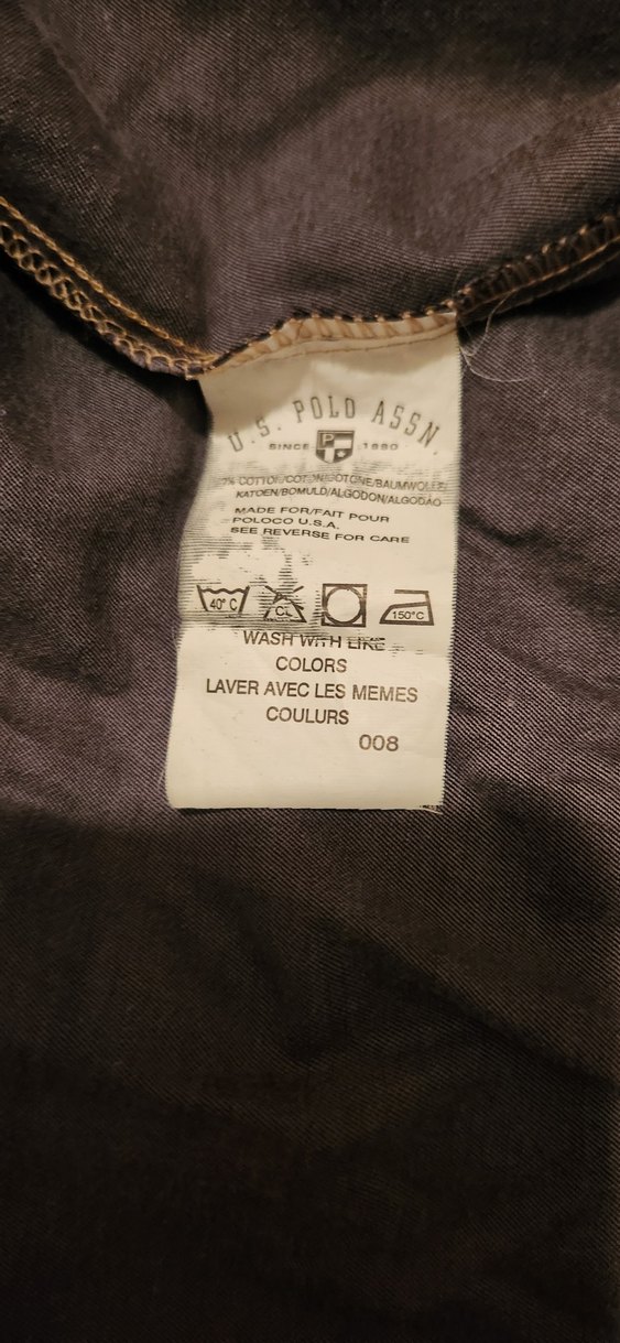 Uzun Kollu Lacivert Polo Erkek Gömlek - Görsel 5