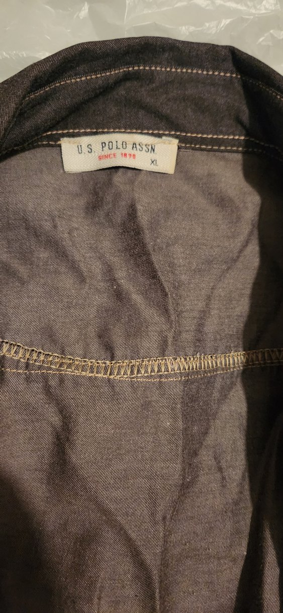 Uzun Kollu Lacivert Polo Erkek Gömlek - Görsel 4