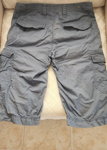Erkek Kot Bermuda Şort - Görsel 5
