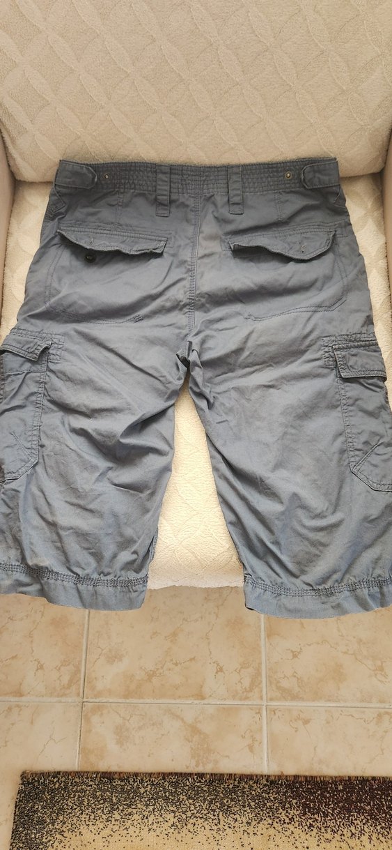 Erkek Kot Bermuda Şort - Görsel 5