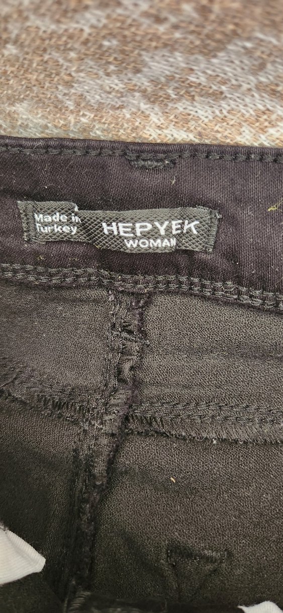 Kadın Siyah Skinny Pantolon 27 beden - Görsel 4