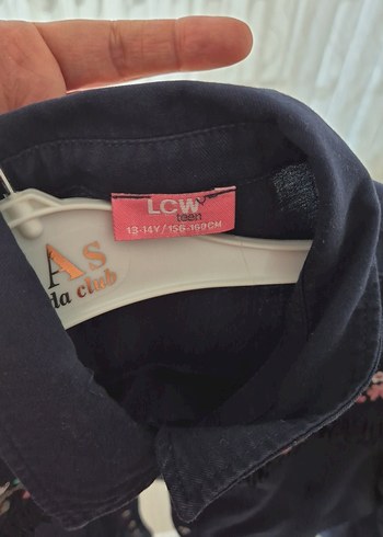 Nakışlı Püsküllü Lacivert Kız çocuk Gömlek - Görsel 2