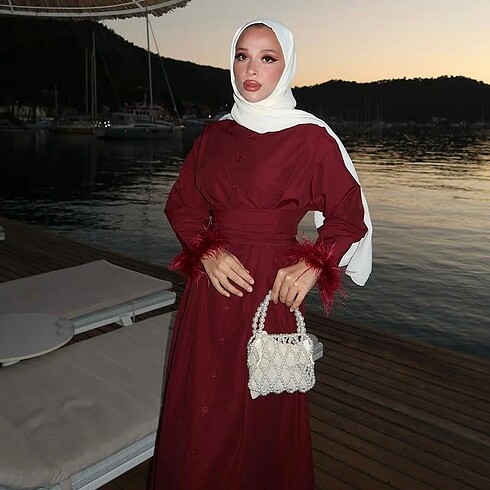 xl Beden bordo Renk Kırmızı gömlek elbise