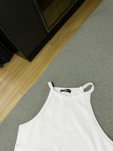 Diğer Halter yaka crop bluz