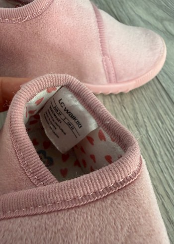 Kız Çocuk Pembe Sıcak Ev Terliği - Görsel 4