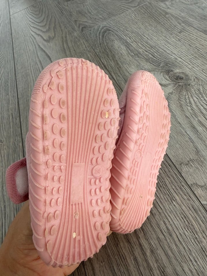 Kız Çocuk Pembe Sıcak Ev Terliği - Görsel 5