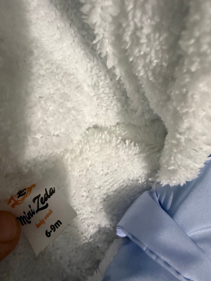 Mavi Bebek Polar Montlu Kar Tulumu - Görsel 4