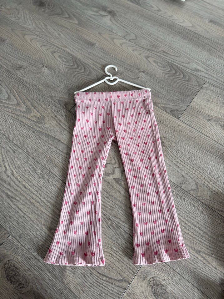 Pembe Pilili Bohem Tarz Kız Taytı - Görsel 3