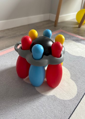 Renkli Mini Bowling Oyuncak Seti - Görsel 2
