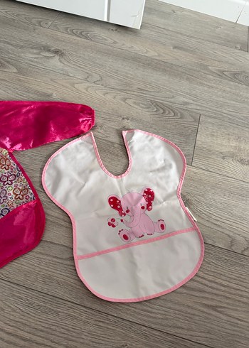 Renkli Baskılı Bebek Önlüğü - Görsel 4