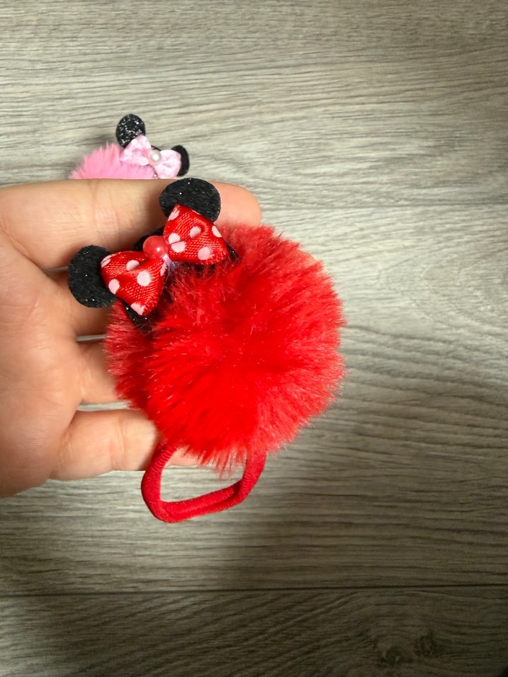 Renkli Nakışlı Elastik Çocuk Saç Tokası - Görsel 2