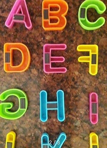 Mıknatıslı Manyetik Harfler - Görsel 2