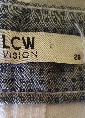 LCW 28 Beden Beyaz Erkek Şort - Görsel 6