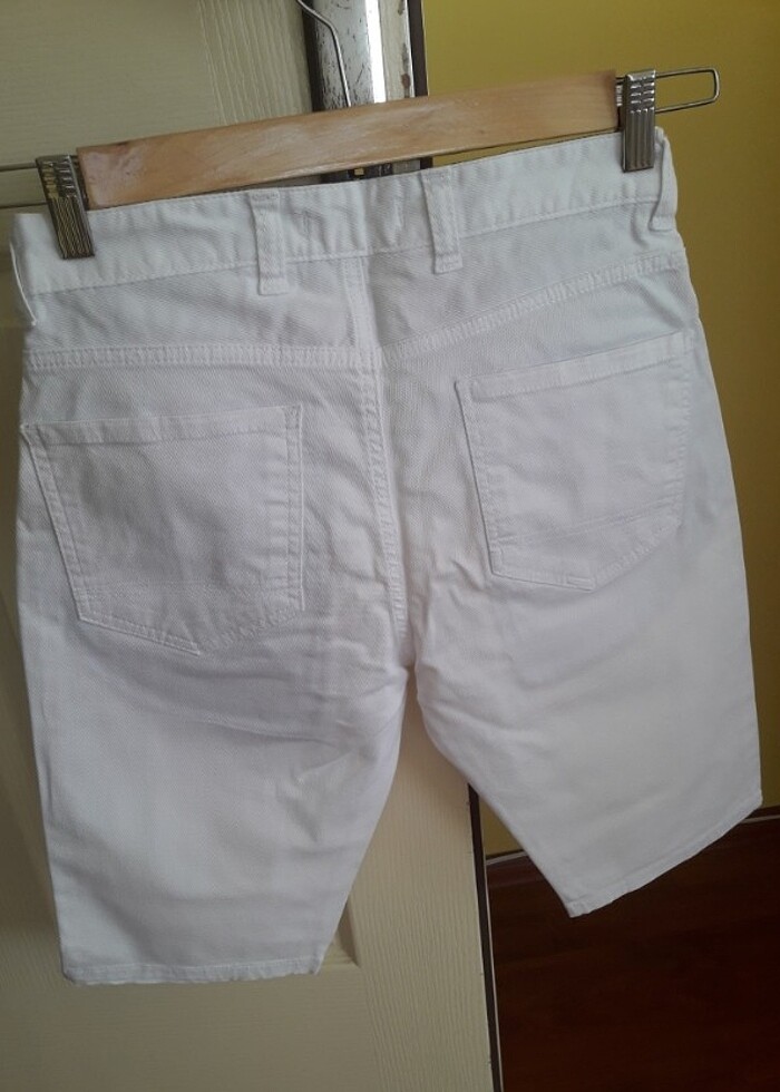 LCW 28 Beden Beyaz Erkek Şort - Görsel 5