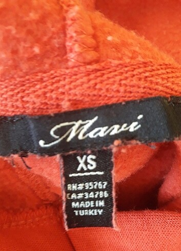 Mavi XS Unisex Kırmızı Sweatshirt - Görsel 4