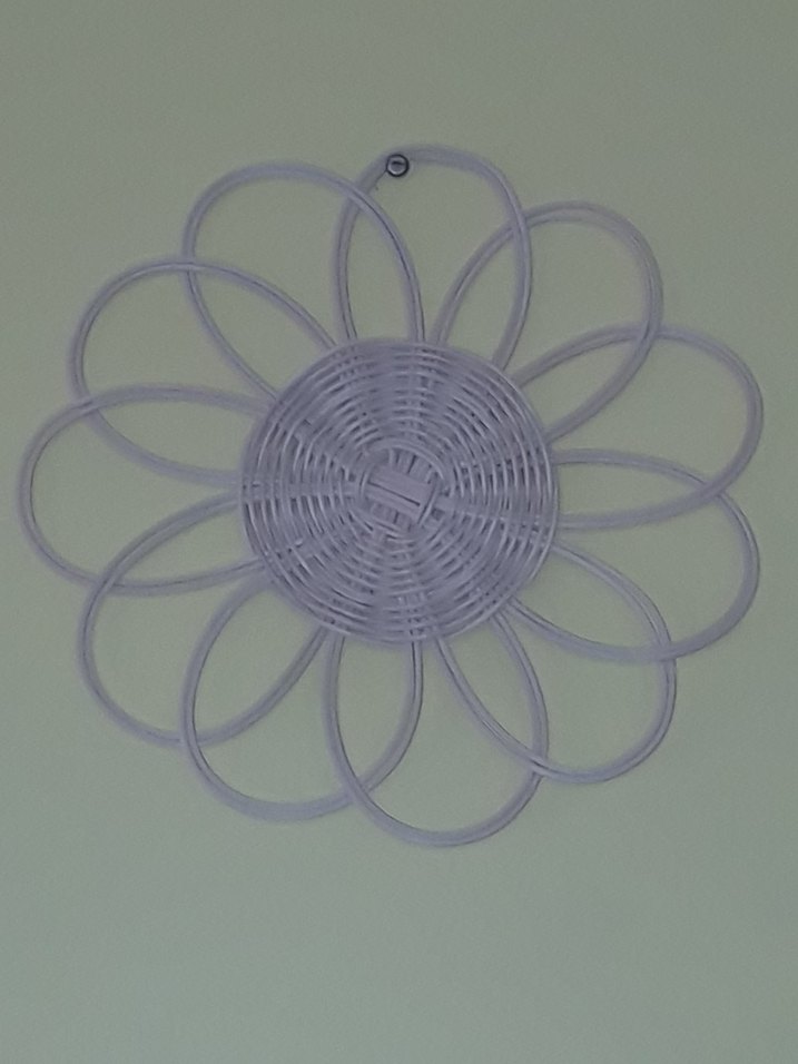 Bohem Tarzı Rattan Papatya Duvar Süsü - Görsel 3