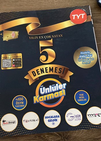 TYT Ünlüler Karması 5 Deneme Kitabı
