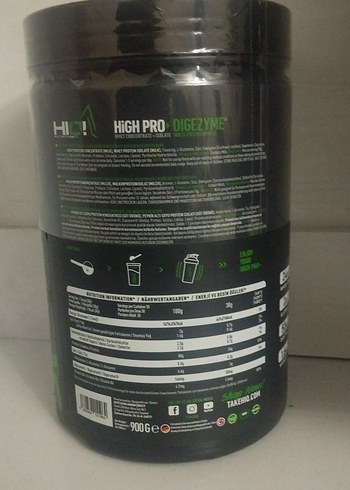 HiQ Nutrition High Pro+ Whey Protein Tozu - Görsel 2