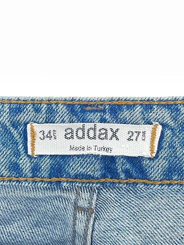 34 Beden mavi Renk Addax Jean / Kot %70 İndirimli.
