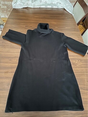 Zara boğazlı elbise