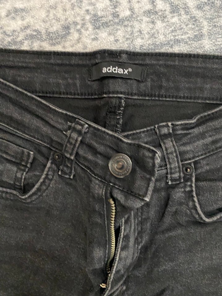 Siyah Dar Kesim Midi Boy Kadın Kot Pantolon - Görsel 2