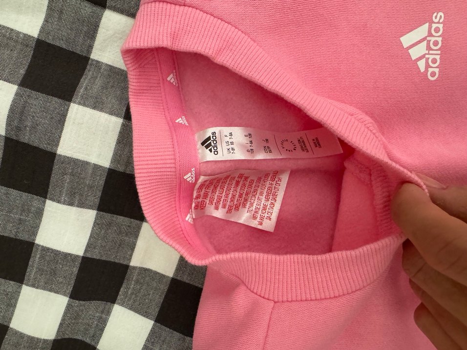 Kız Çocuk Pembe Adidas Sweatshirt - Görsel 2
