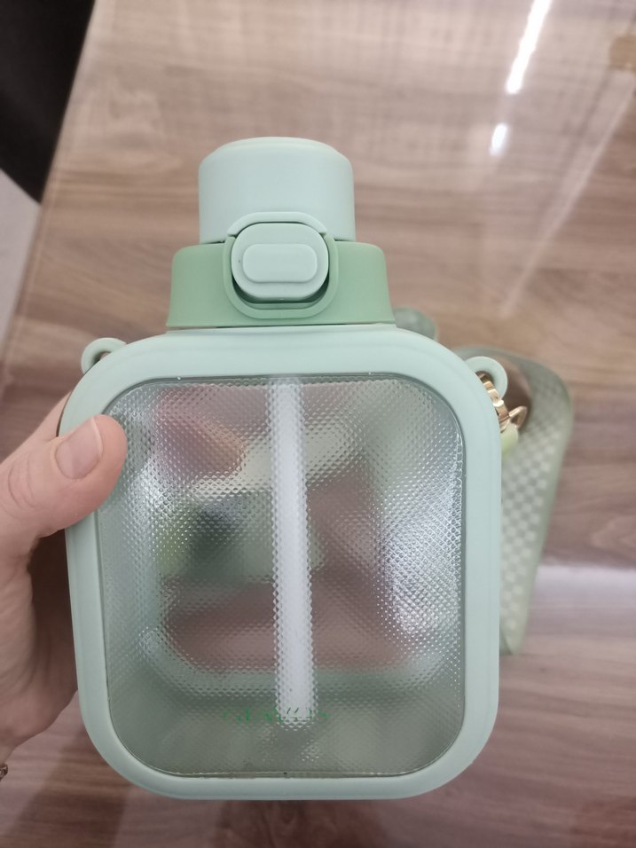 Pastel Yeşil Çocuk Termos Şişesi - Görsel 2