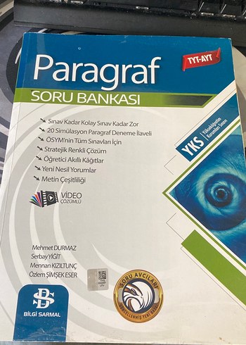 Paragraf Soru Bankası TYT-AYT YKS Hazırlık Kitabı