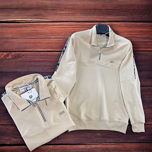 Lacoste Yarım Fermuar Erkek Sweat