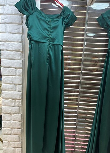 40 Beden Yeşil balık abiye