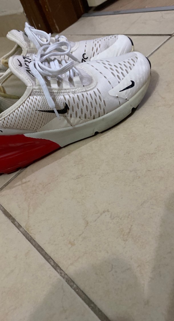 Beyaz Bağcıklı Kadın Spor Ayakkabı - Görsel 3