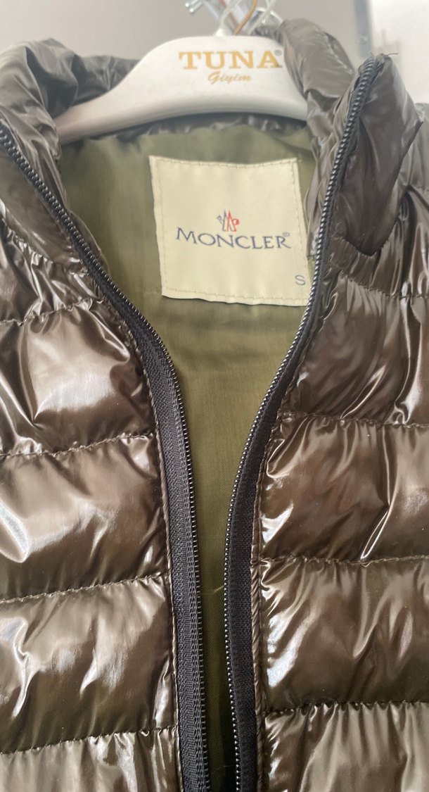 Fermuarlı Kahverengi Deri Yelek - Görsel 3