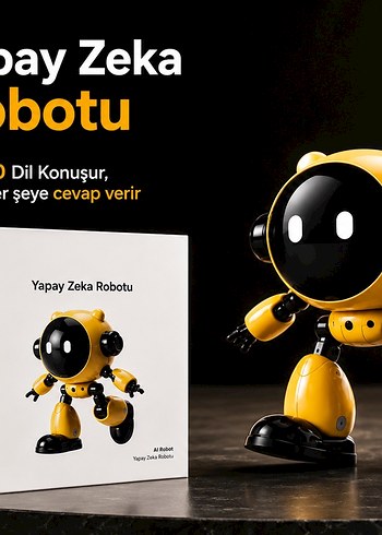 Renkli Ve Eglenceli Yapay Zeka Robotu